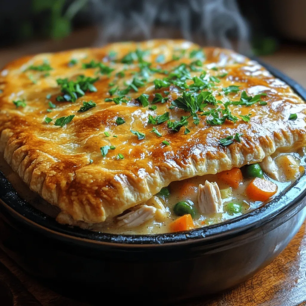 Cozy Comforting Crockpot Chicken Pot Pie