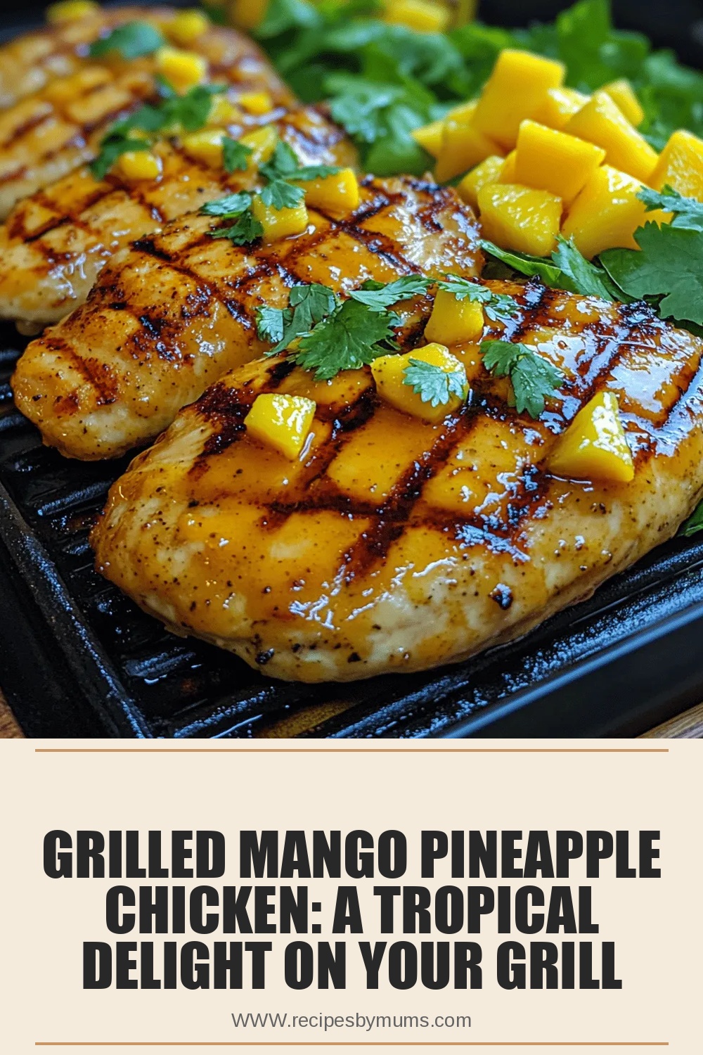 Grilled Mango Pineapple Chicken: A Tropical Delight on Your Grill