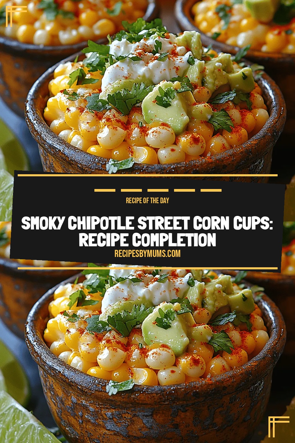 Smoky Chipotle Street Corn Cups: Recipe Completion