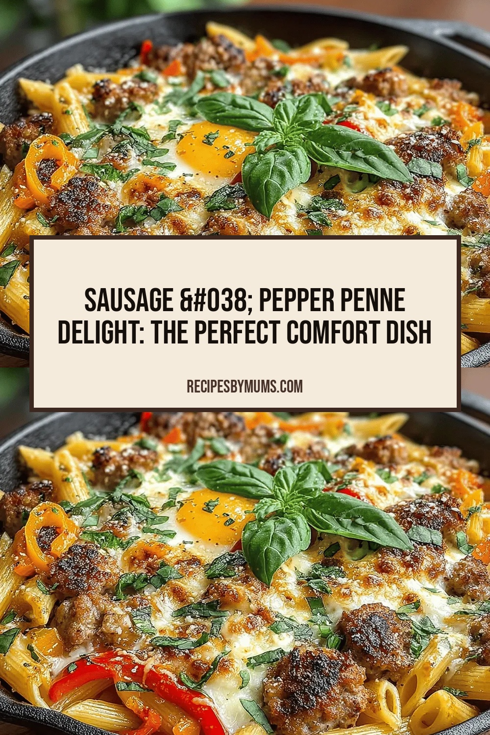 Sausage & Pepper Penne Delight: The Perfect Comfort Dish