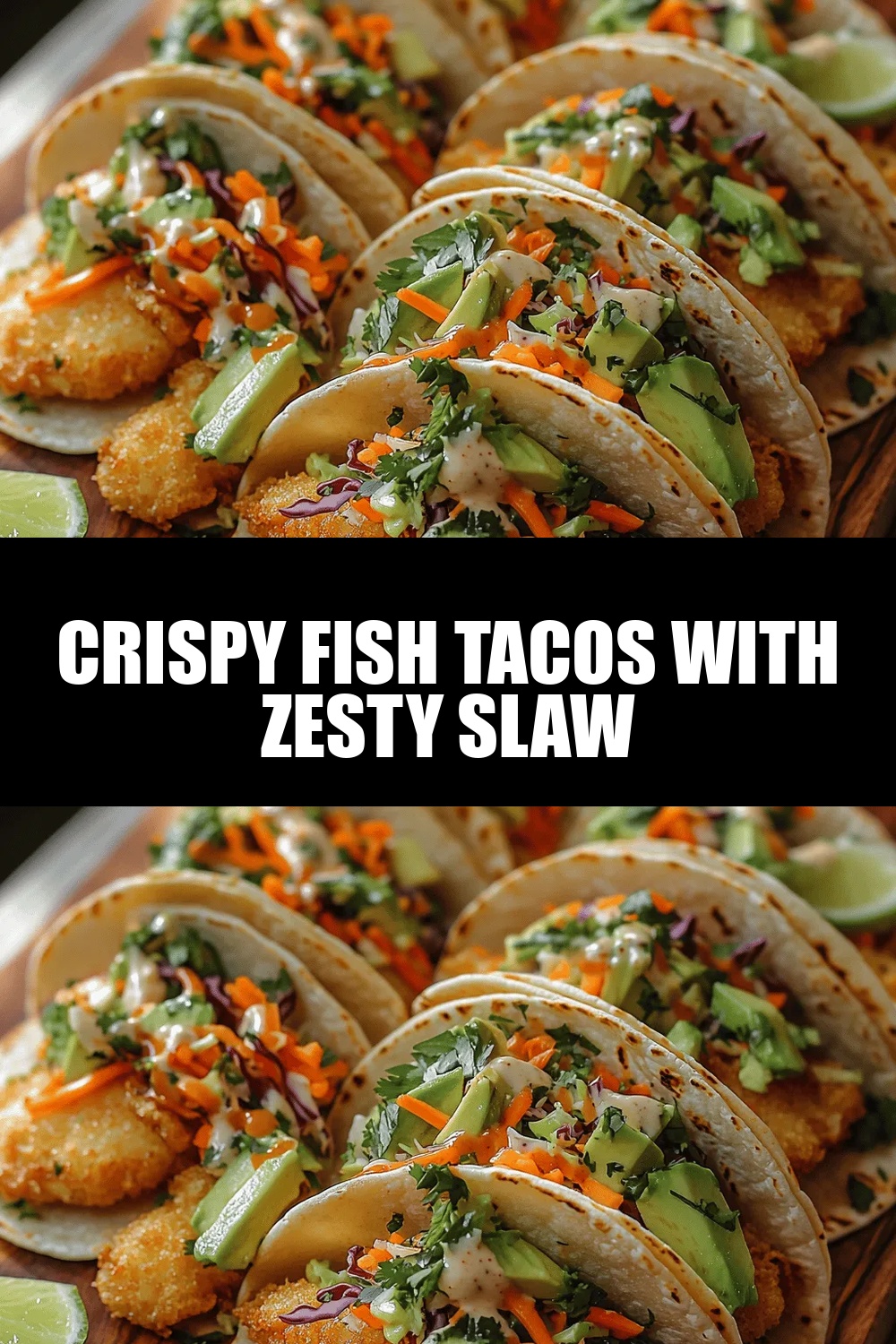 Crispy Fish Tacos with Zesty Slaw