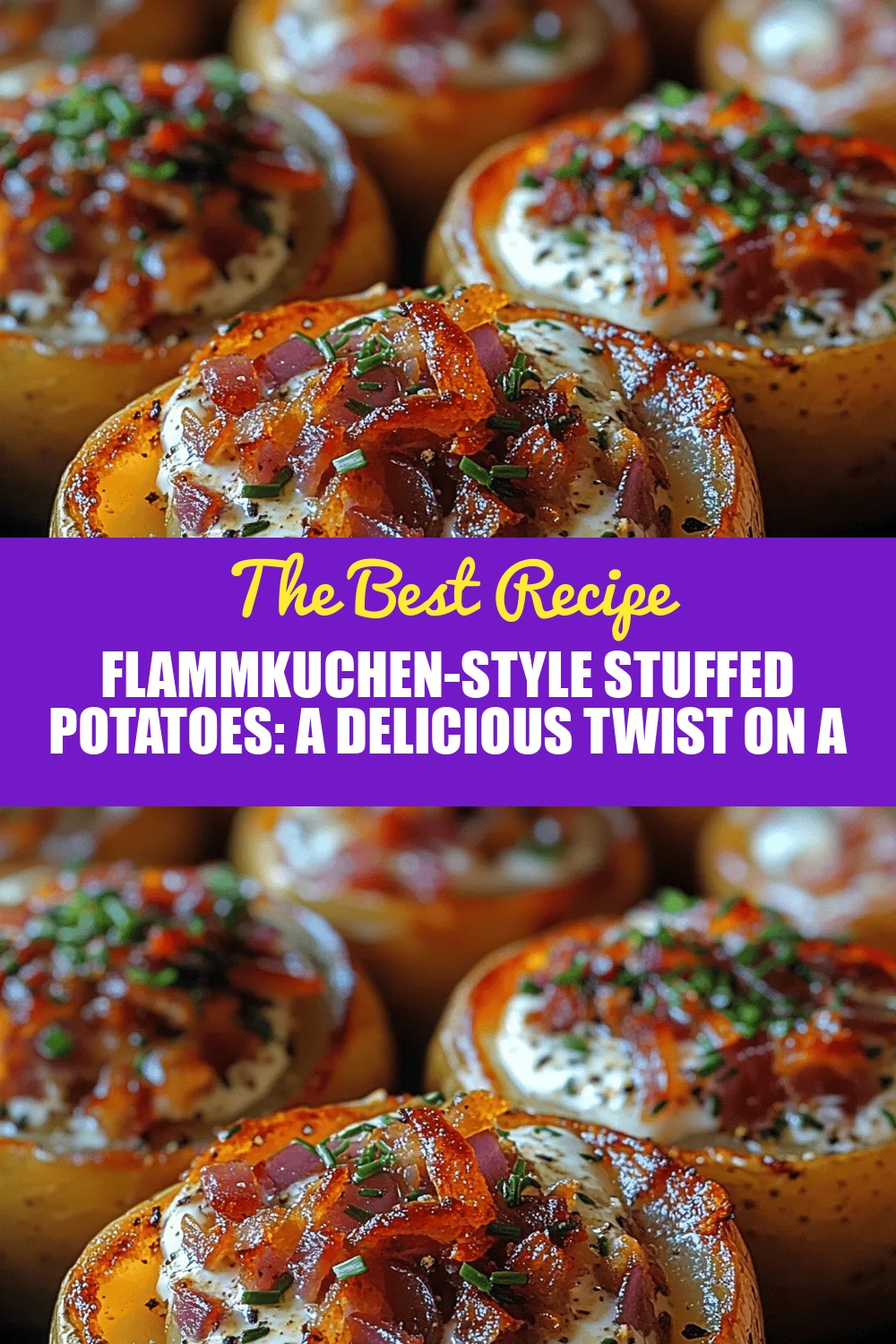 Flammkuchen-Style Stuffed Potatoes: A Delicious Twist on a Classic