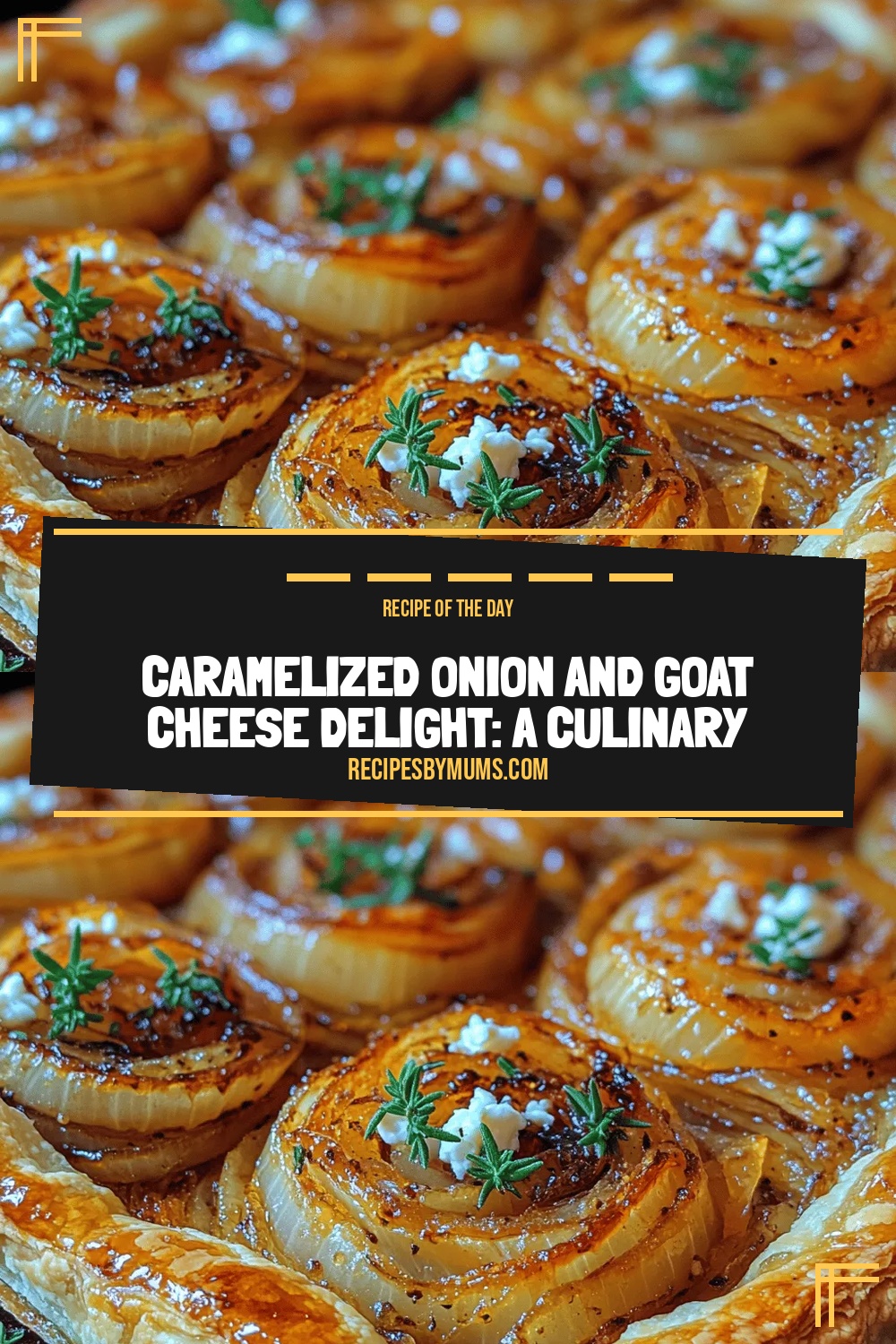 Caramelized Onion and Goat Cheese Delight: A Culinary Journey