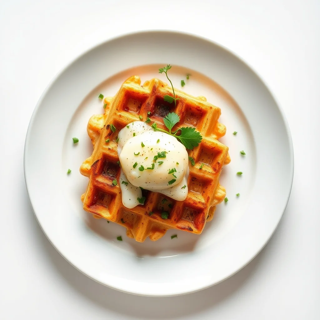 Smashed Potato Parmesan Waffle Bake Recipe