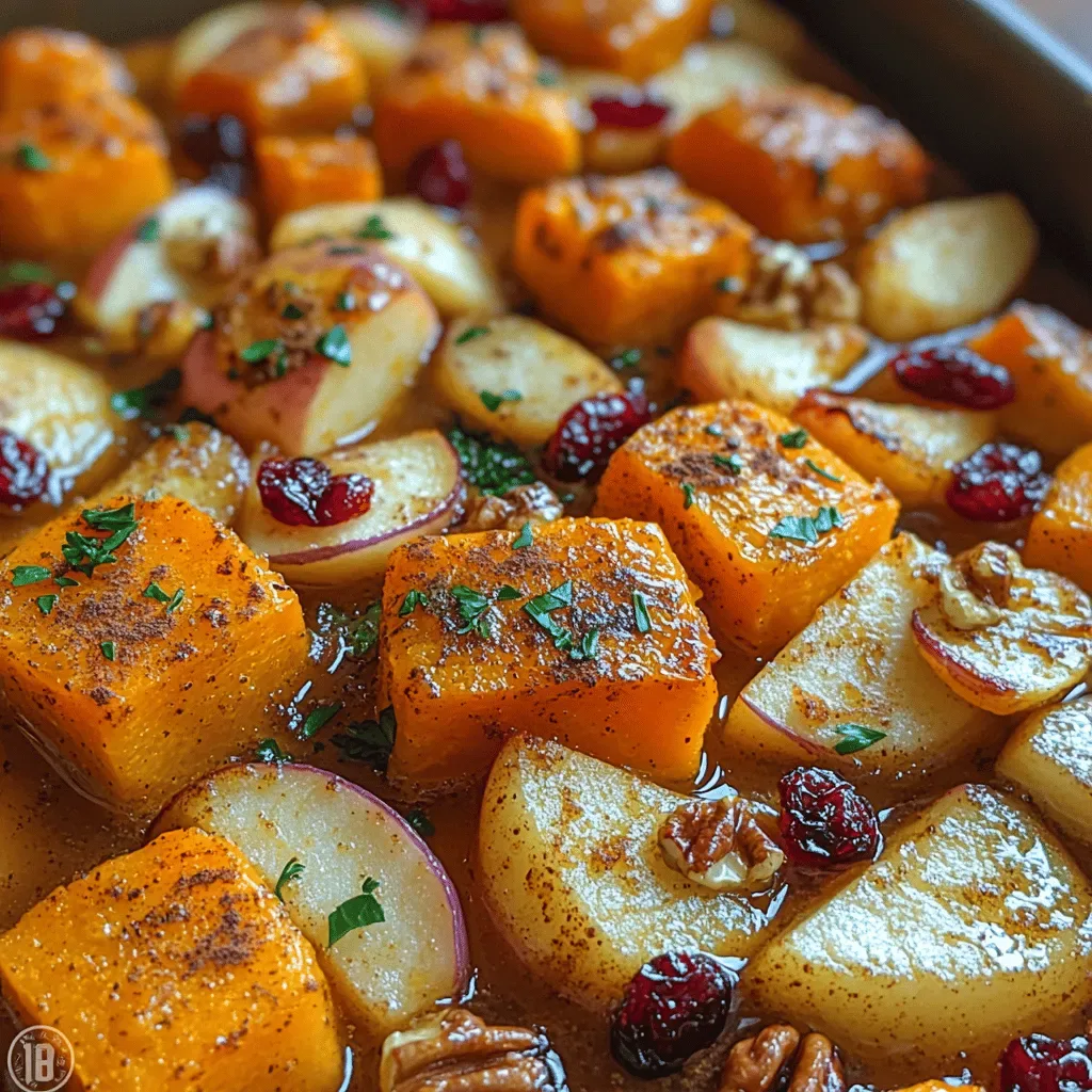 One-Pan Butternut Squash & Apple Bake Delight: A Cozy Autumn Recipe