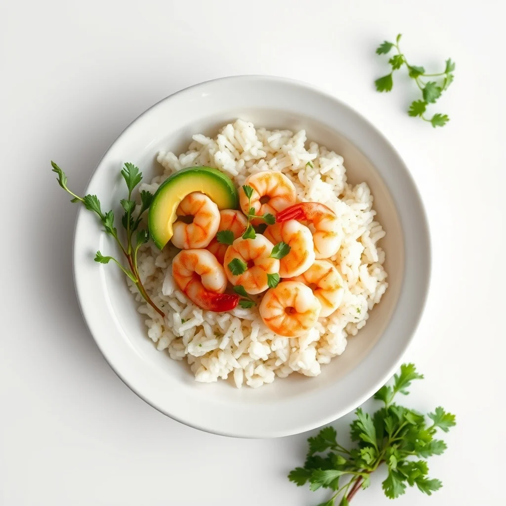 Easy Shrimp and Avocado Rice Bowl