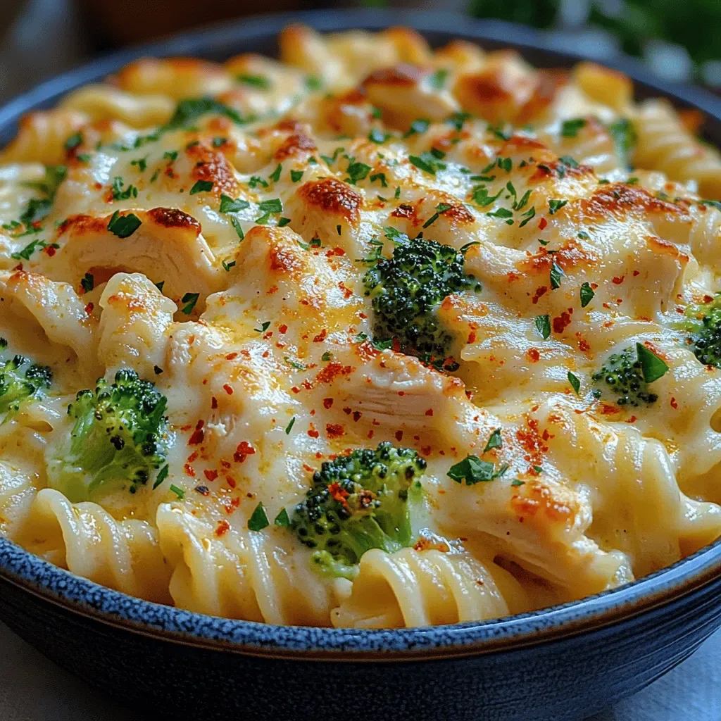Creamy Chicken Alfredo Pasta Bake Recipe