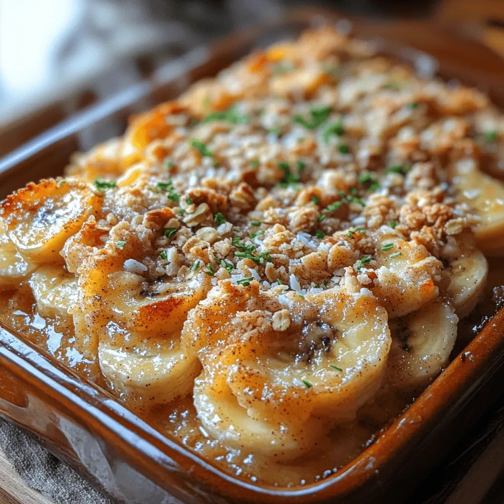 Banana Bliss Crumble: A Deliciously Simple Recipe