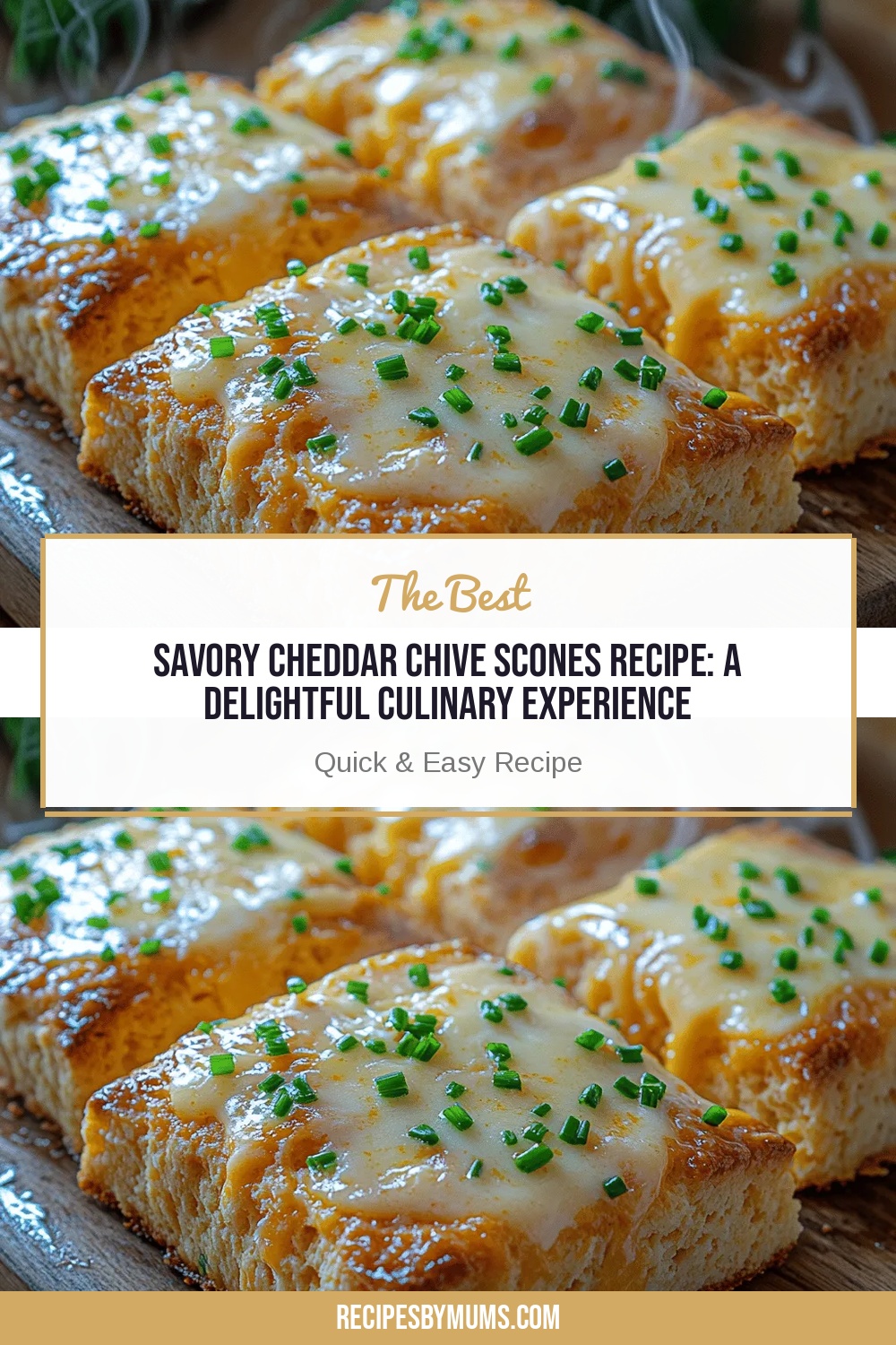 Savory Cheddar Chive Scones Recipe: A Delightful Culinary Experience