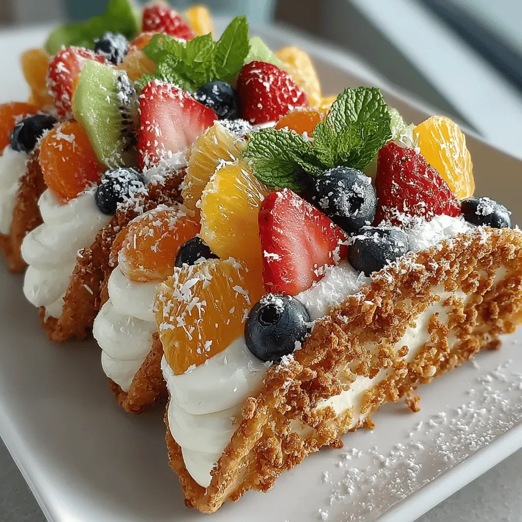Crispy Fruit Pizza Tacos Recipe