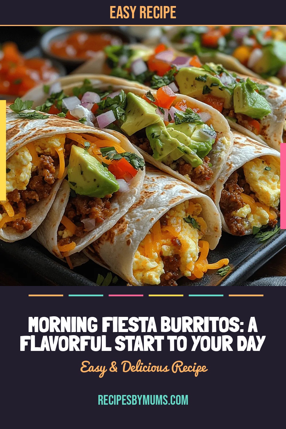 Morning Fiesta Burritos: A Flavorful Start to Your Day