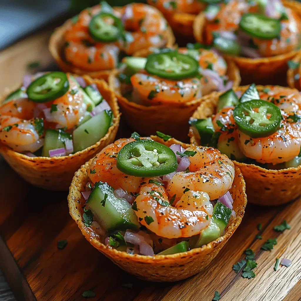 Zesty Shrimp Ceviche Cups: A Refreshing Seafood Delight