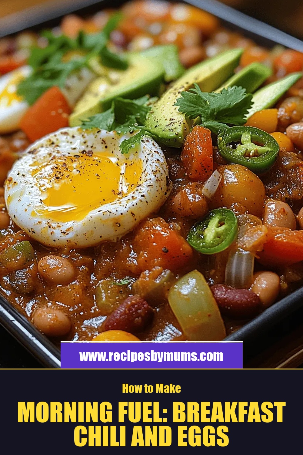 Morning Fuel: Breakfast Chili and Eggs