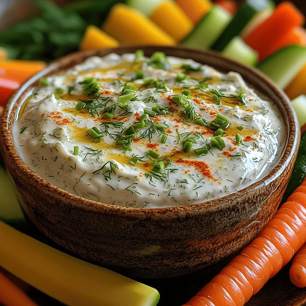 Creamy Greek Yogurt Ranch Dip Delight