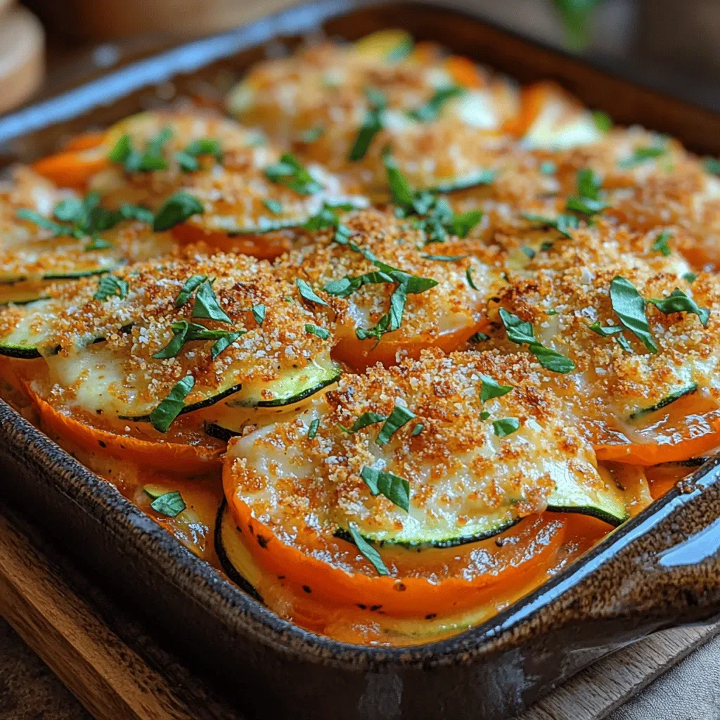 Savory Tomato Zucchini Gratin: A Wholesome Summer Delight