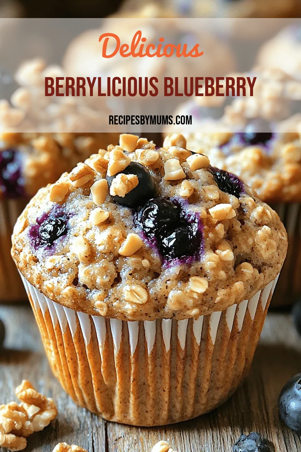 Berrylicious Blueberry Oatmeal Muffins: A Nutritious Delight