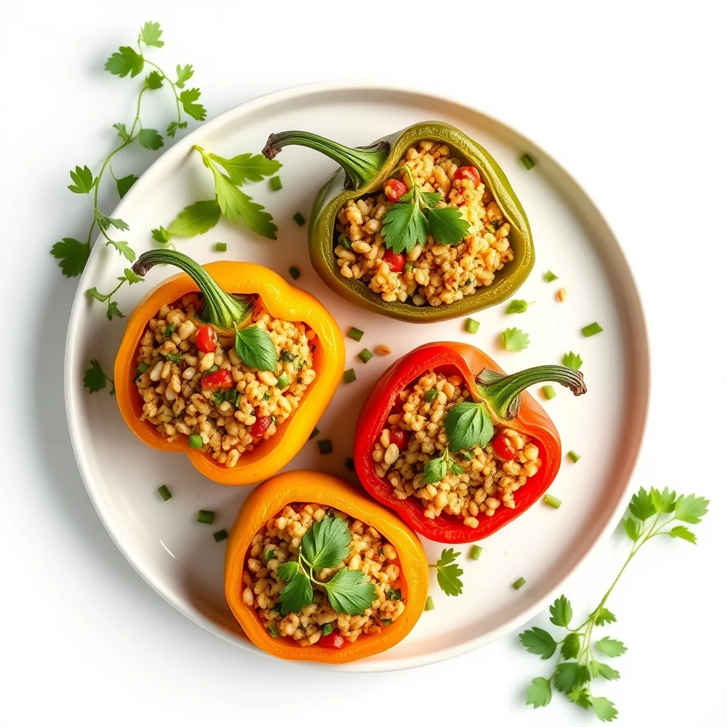 Colorful Quinoa-Stuffed Turkey Peppers Recipe