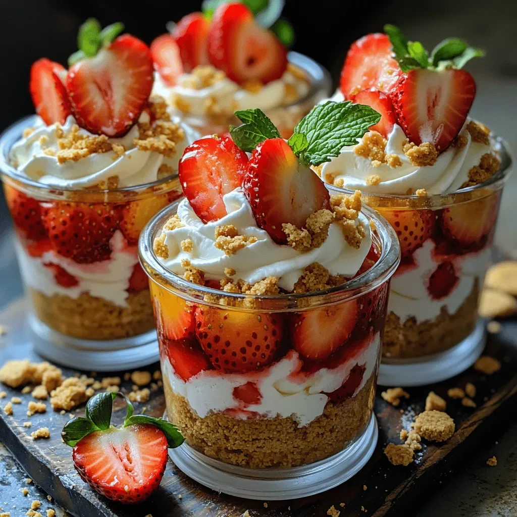 Strawberry Cream Icebox Cups: A Refreshing Delight for Warm Days
