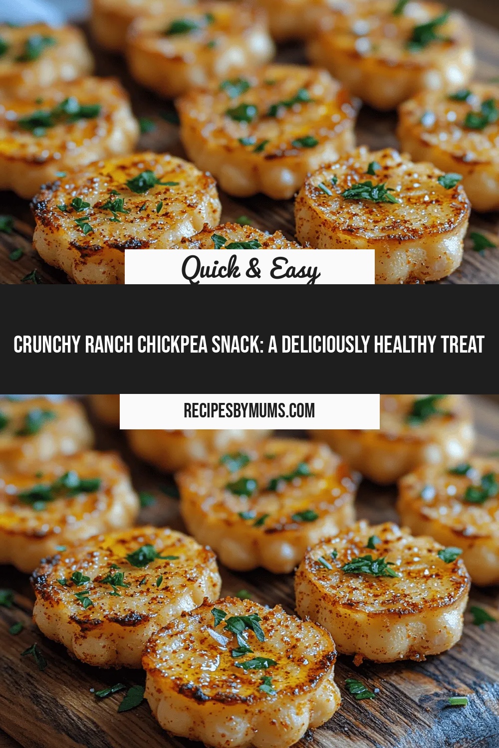 Crunchy Ranch Chickpea Snack: A Deliciously Healthy Treat