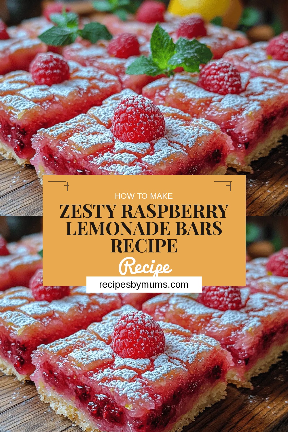 Zesty Raspberry Lemonade Bars Recipe