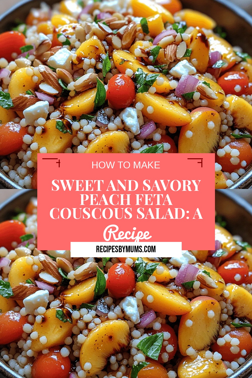 Sweet and Savory Peach Feta Couscous Salad: A Refreshing Summer Delight