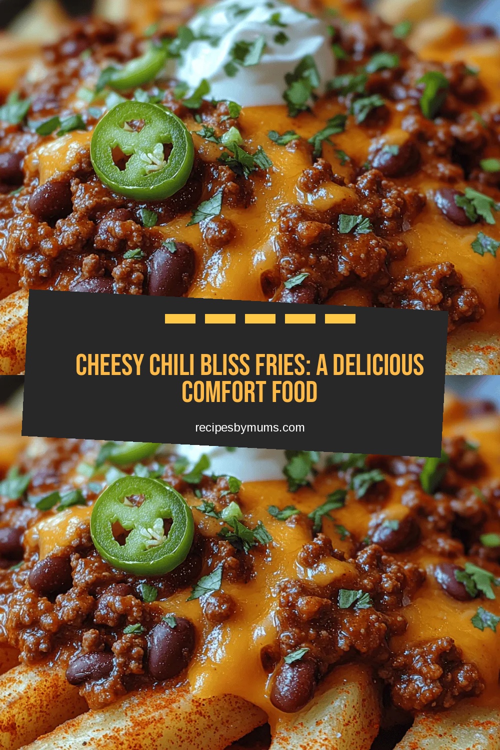Cheesy Chili Bliss Fries: A Delicious Comfort Food