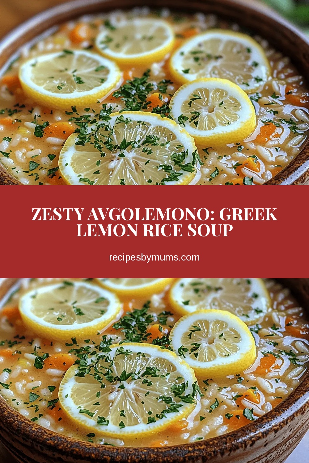 Zesty Avgolemono: Greek Lemon Rice Soup