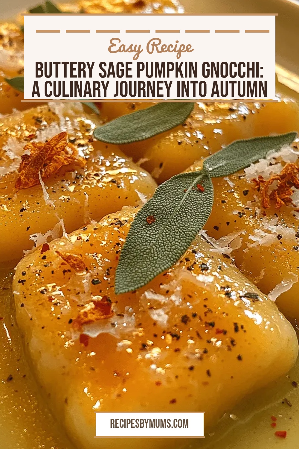 Buttery Sage Pumpkin Gnocchi: A Culinary Journey into Autumn Flavors
