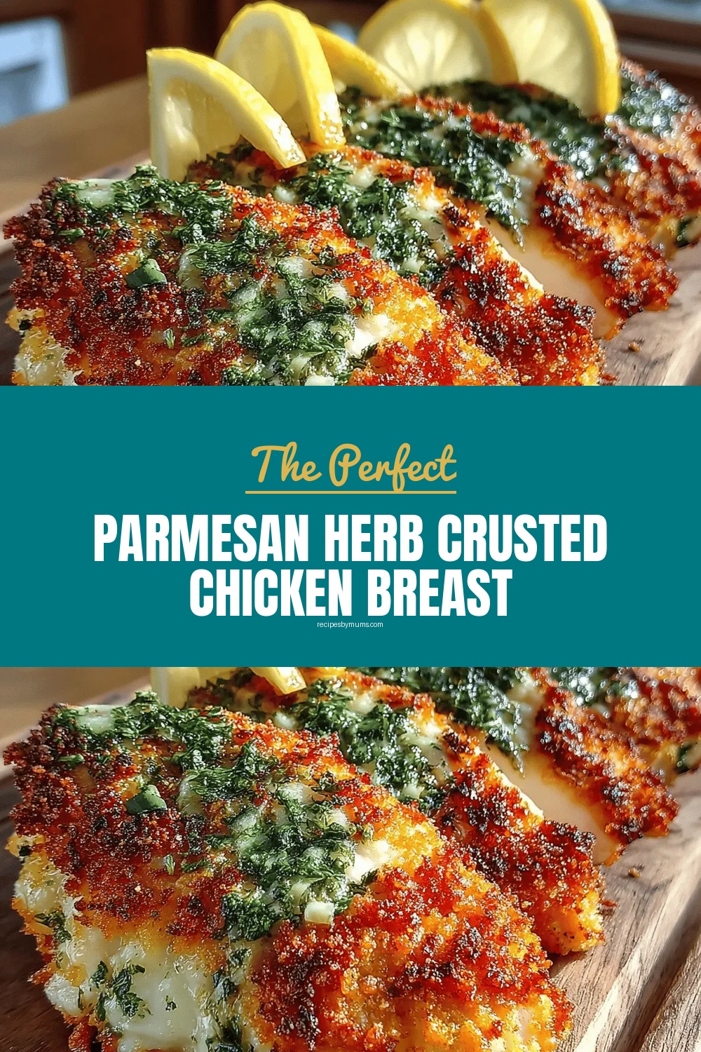 Parmesan Herb Crusted Chicken Breast