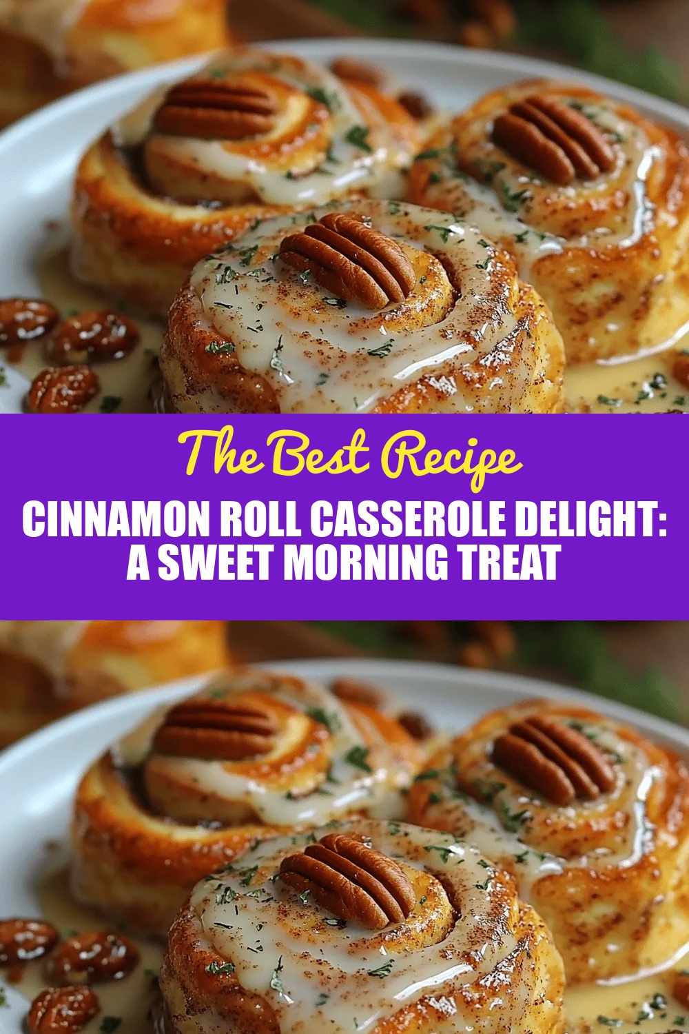 Cinnamon Roll Casserole Delight: A Sweet Morning Treat