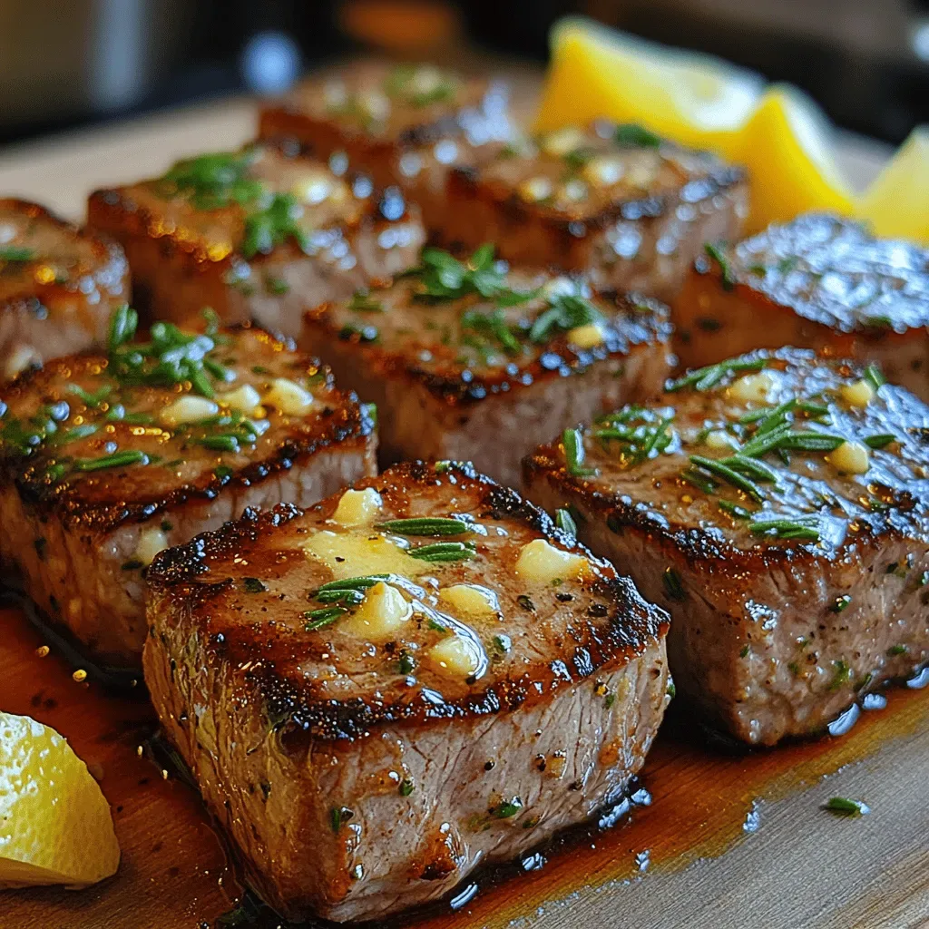 The Allure of Sizzling Garlic Butter Steak Bites