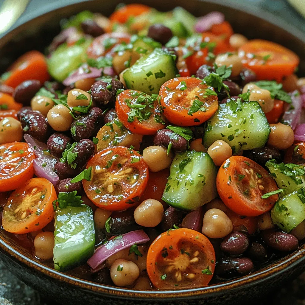 Refreshing Summer Bean Fiesta Salad: A Nutritious Delight for Warm Months