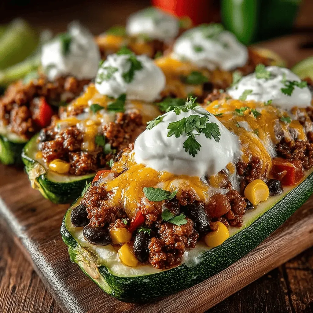 Mini Taco Zucchini Boats: A Flavorful and Healthy Twist on Tacos