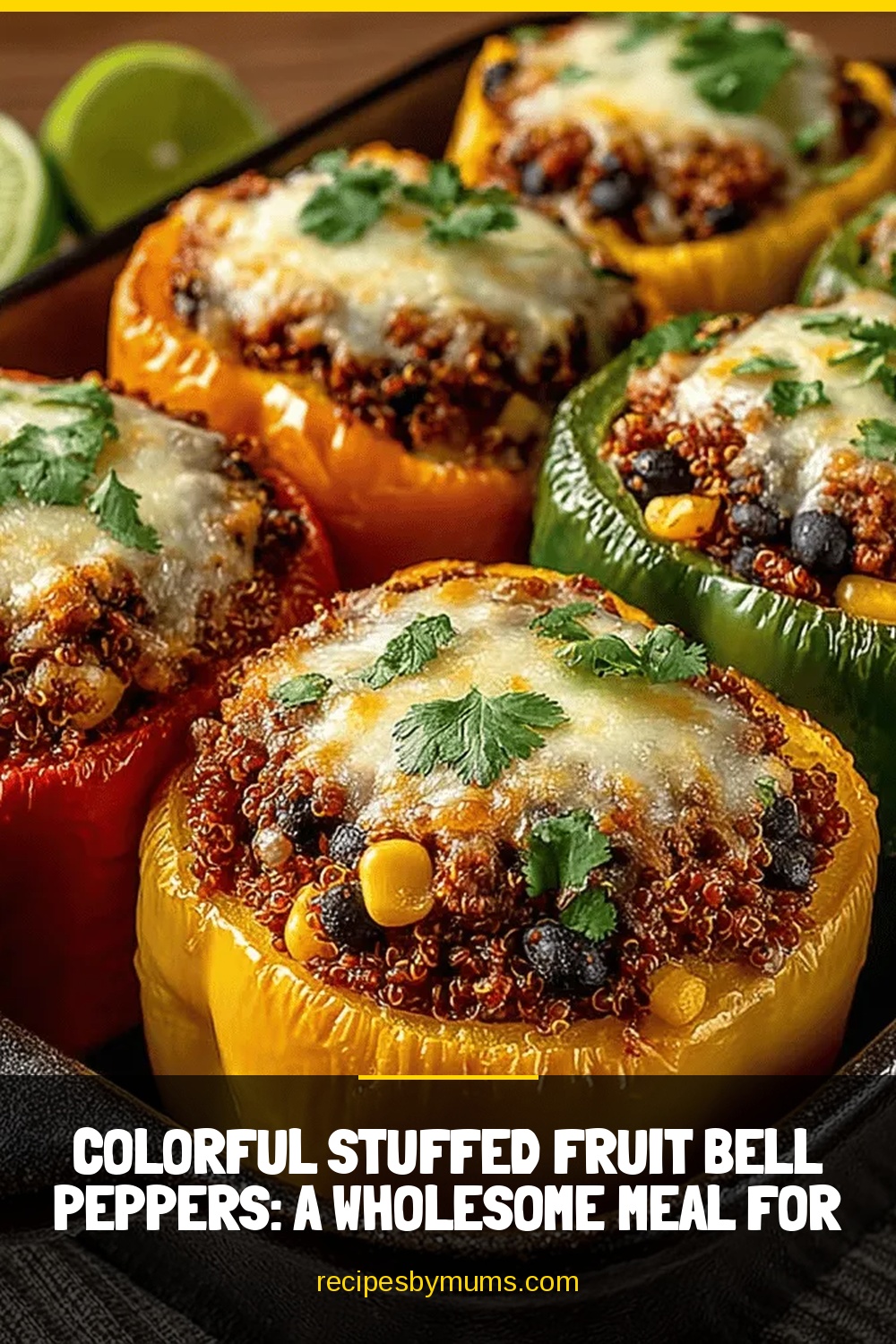 Colorful Stuffed Fruit Bell Peppers: A Wholesome Meal for Every Occasion