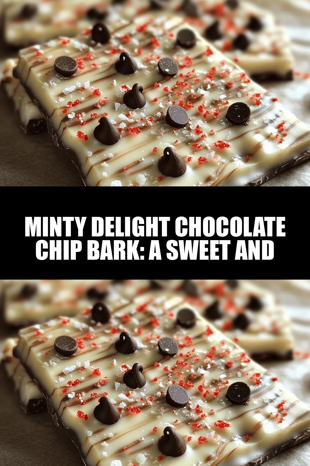 Minty Delight Chocolate Chip Bark: A Sweet and Refreshing Treat