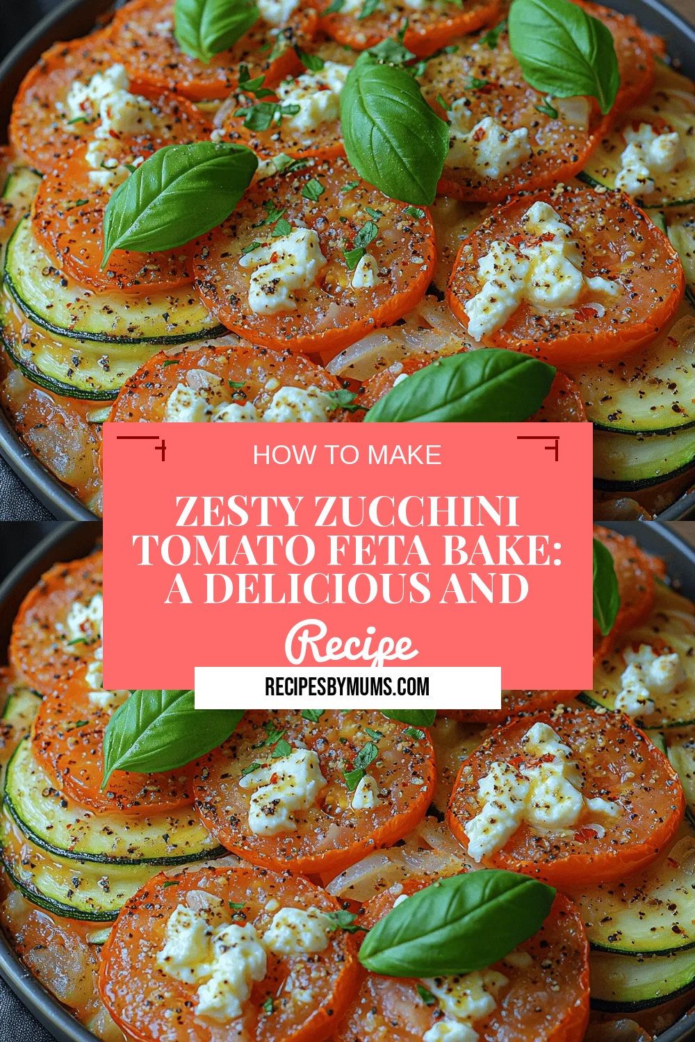 Zesty Zucchini Tomato Feta Bake: A Delicious and Healthy Dish