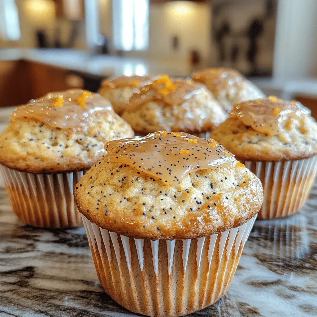 Zesty Orange Poppy Seed Muffins: A Flavorful Delight