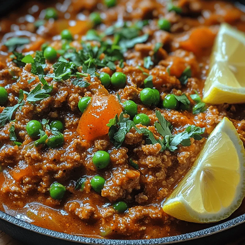 Sizzling Qeema Delight: A Flavorful Journey into Comfort Food