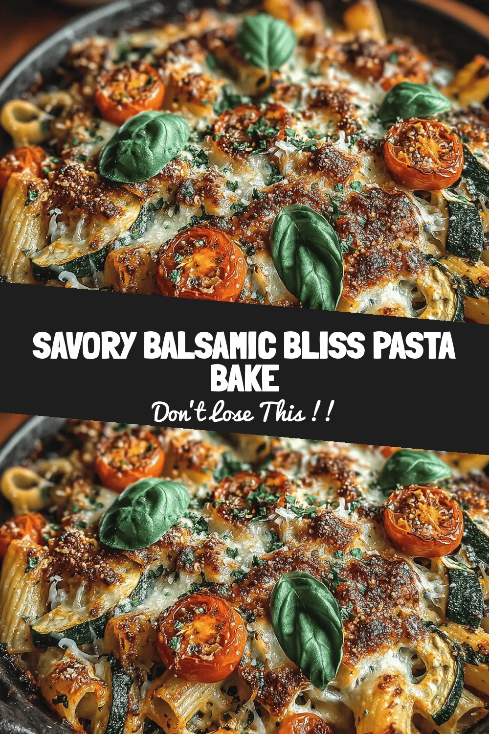 Savory Balsamic Bliss Pasta Bake