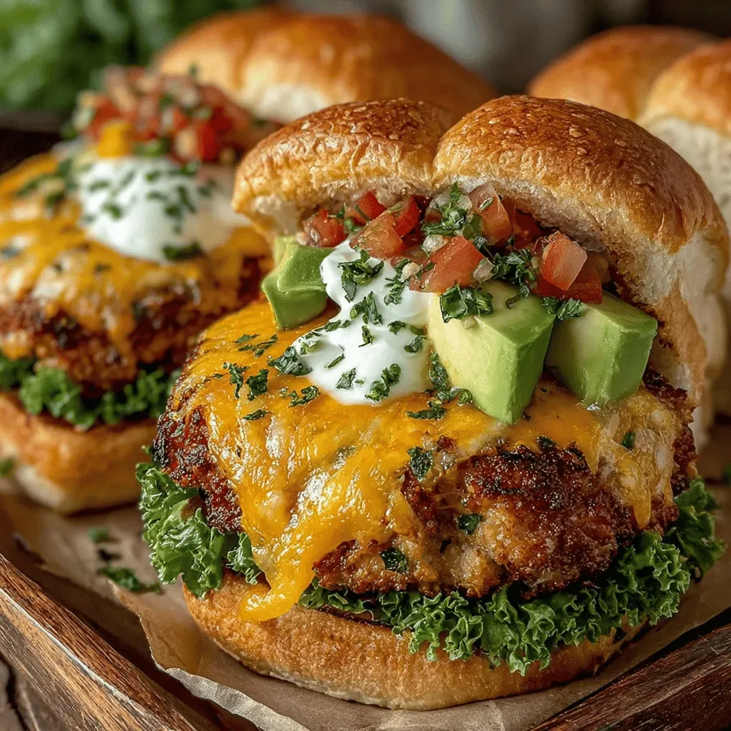 Spicy Cheesy Baked Jalapeño Turkey Burgers