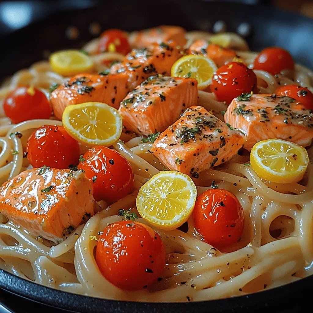 Lemon Herb One Pot Salmon Pasta: A Deliciously Simple Recipe