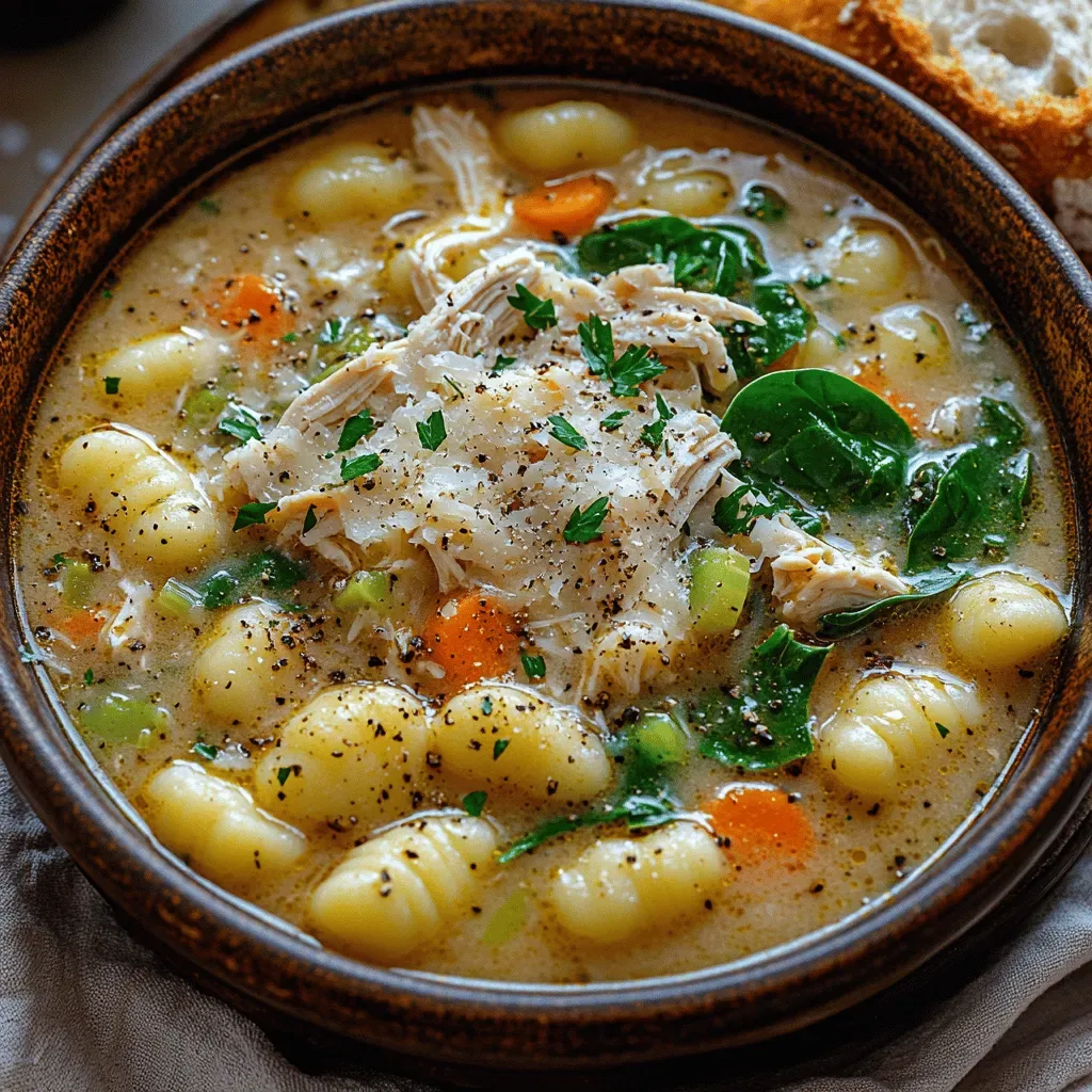 Comforting Olive Garden Chicken Gnocchi Soup