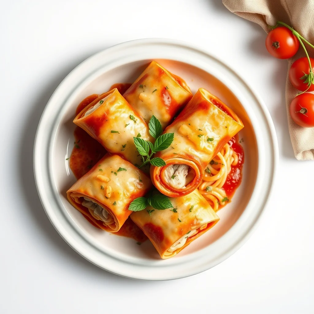 Turkey Lasagna Roll-Ups