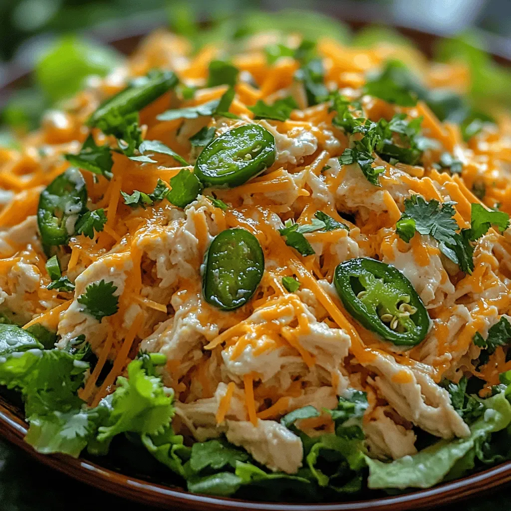 Creamy Jalapeño Popper Keto Chicken Salad