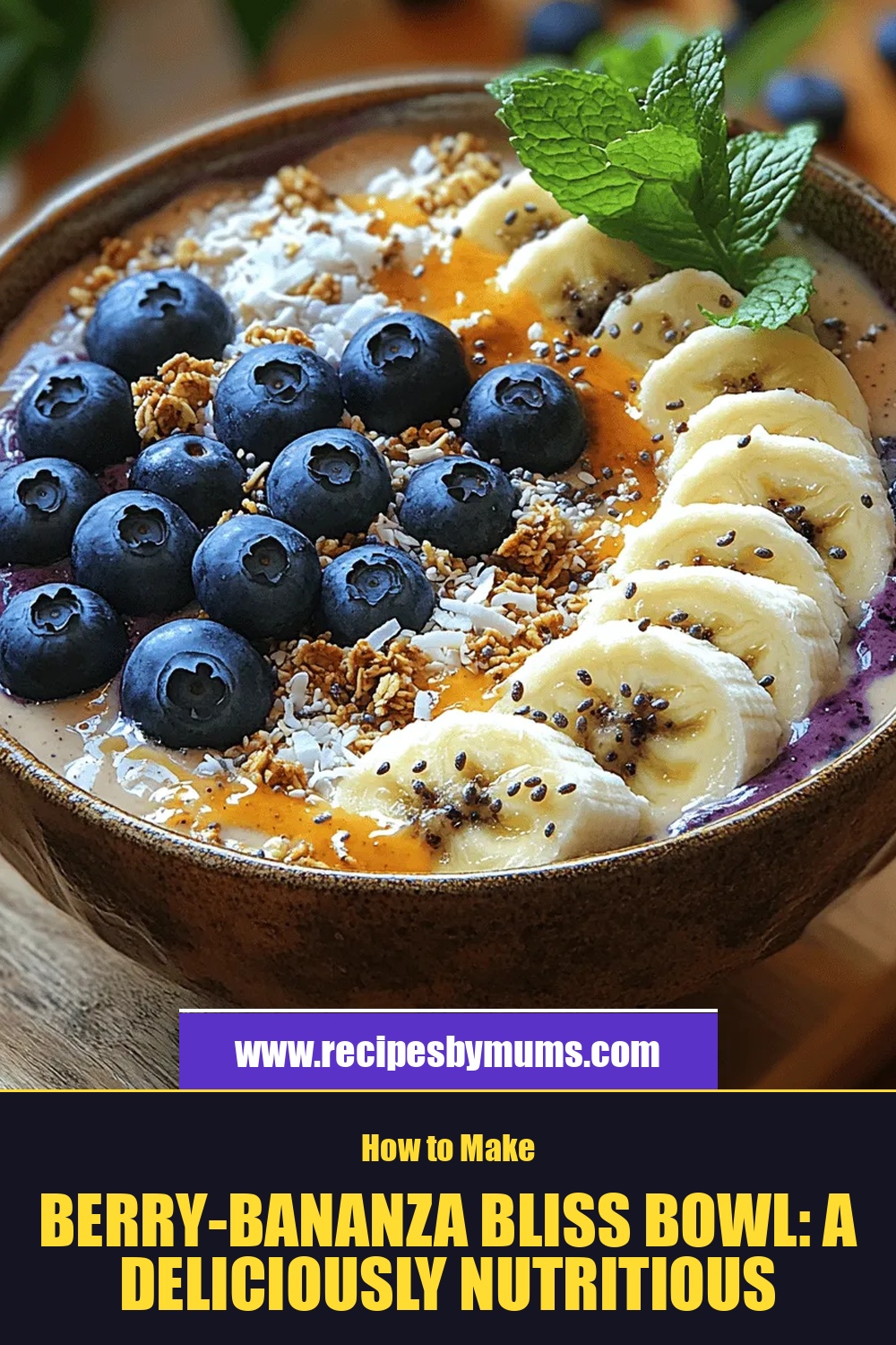 Berry-Bananza Bliss Bowl: A Deliciously Nutritious Recipe
