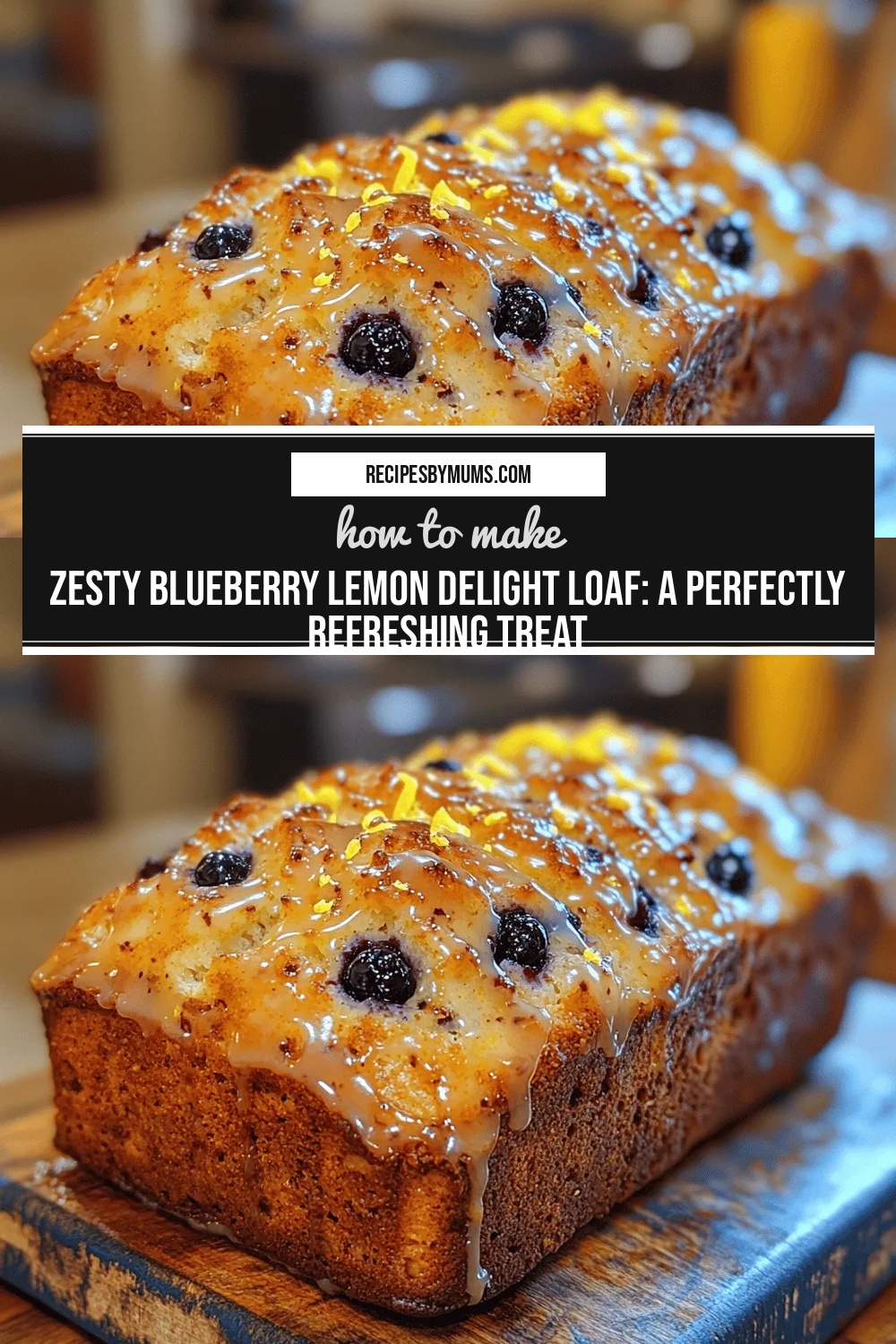 Zesty Blueberry Lemon Delight Loaf: A Perfectly Refreshing Treat