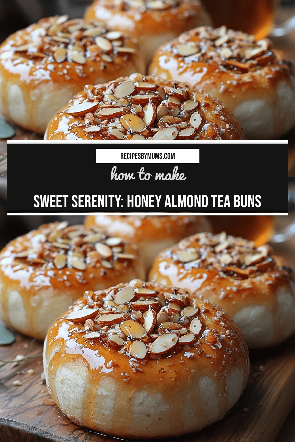 Sweet Serenity: Honey Almond Tea Buns