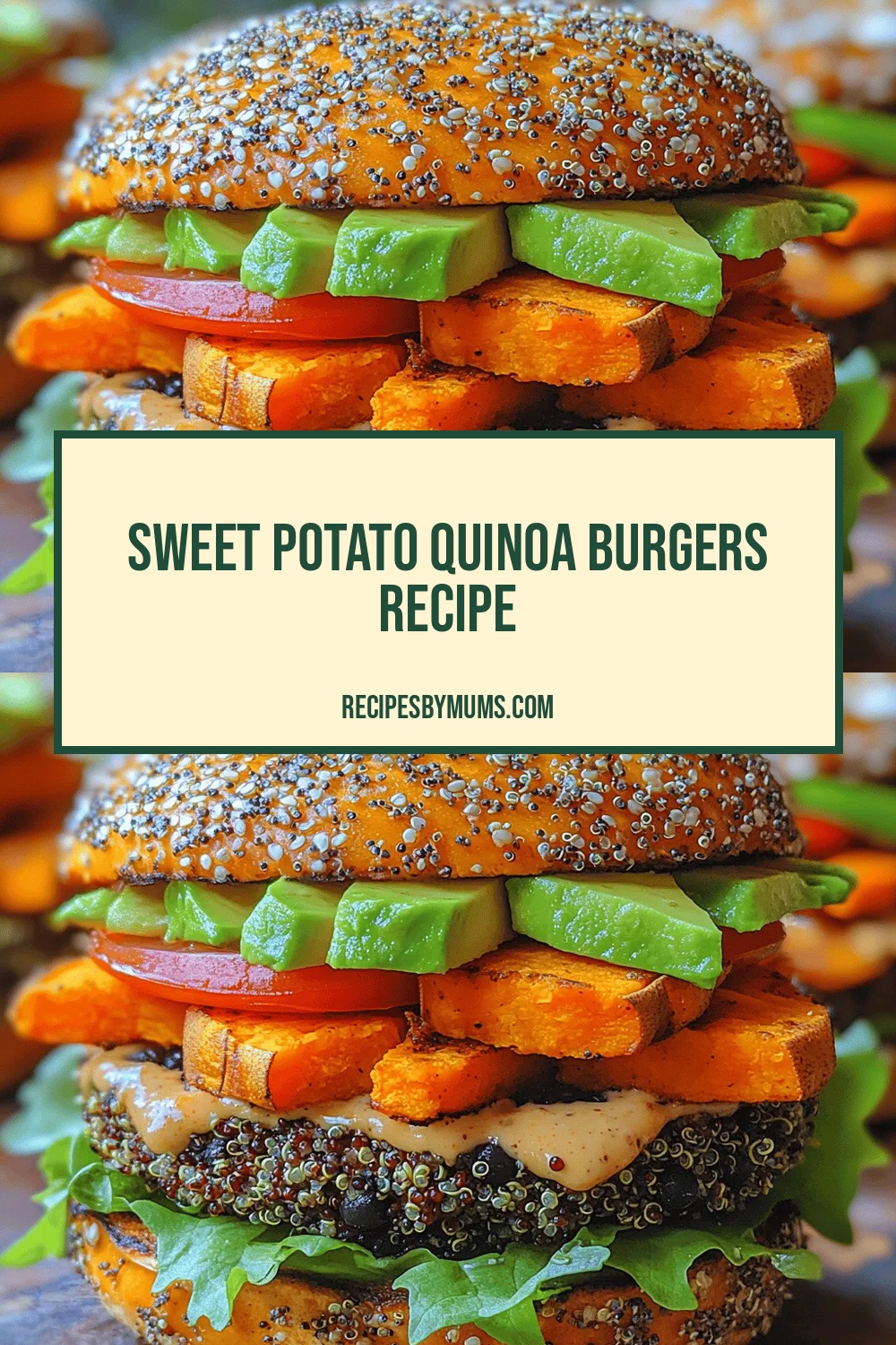 Sweet Potato Quinoa Burgers Recipe