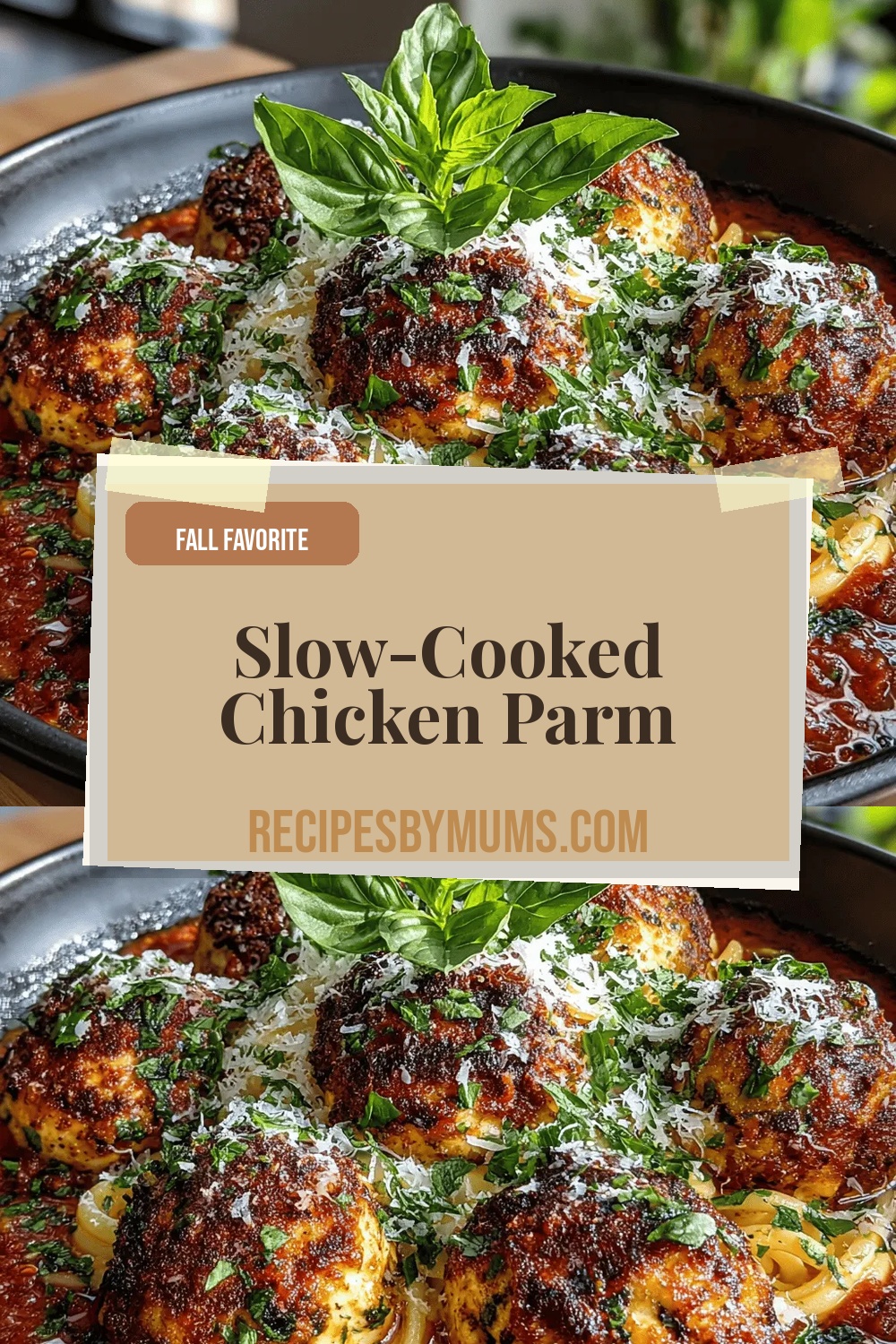 Slow-Cooked Chicken Parm Meatballs