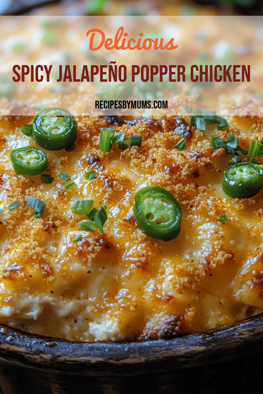 Spicy Jalapeño Popper Chicken Casserole Recipe